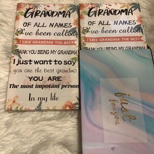 Grandma Canvas wall hanging or table decor